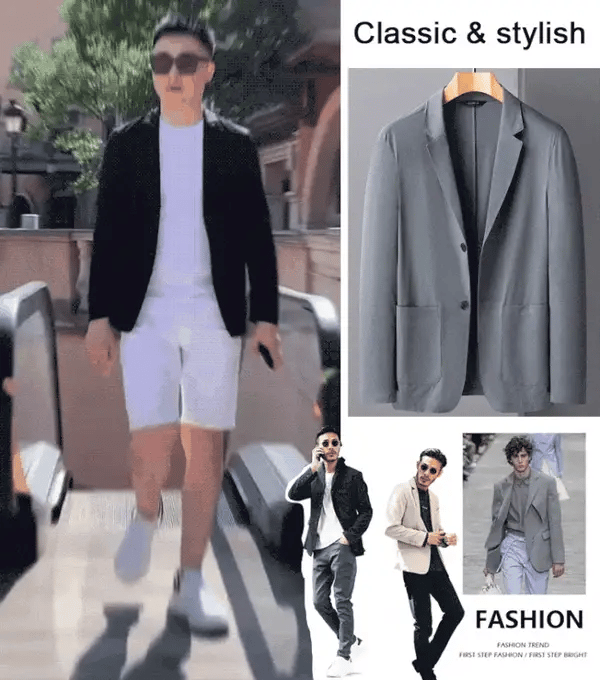 Men's Lightweight Suit Jacket